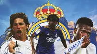 Real Madrid - Sergio Ramos, Eduardo Camavinga, Vinicius Junior (Bola.com/Adreanus Titus)