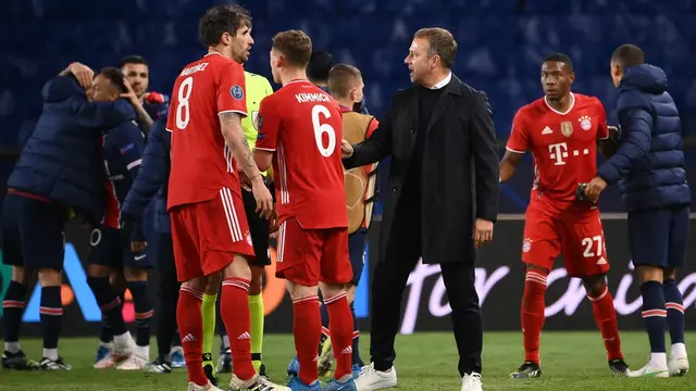 Pelatih Bayern Munchen, Hansi Flick.