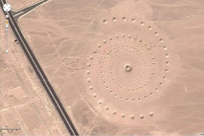 Penampakan Crop Circle (Google Earth)