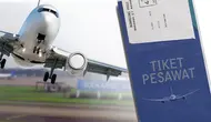 Ilustrasi tiket pesawat (Liputan6.com/Andri Wiranuari)