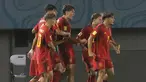Wonderkid Barcelona, Marc Guiu tampil cemerlang bersama Timnas Spanyol U-17 saat menghadapi Timnas Kanada U-17 pada laga pertama Grup B Piala Dunia U-17 2023 di Stadion Manahan, Solo, Jumat (10/11/2023) malam WIB. Menang 2-0, Marc Guiu menyumbang satu gol dan satu assist untuk membawa Matador Muda memetik tiga poin pertama. (Bola.com/Arief Bagus)