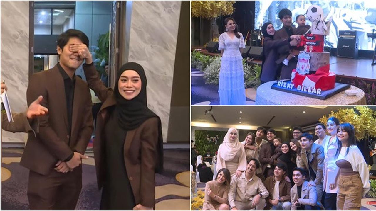 8 Potret Pesta Ultah Rizky Billar ke-28 yang Penuh Kejutan, Bertabur Bintang