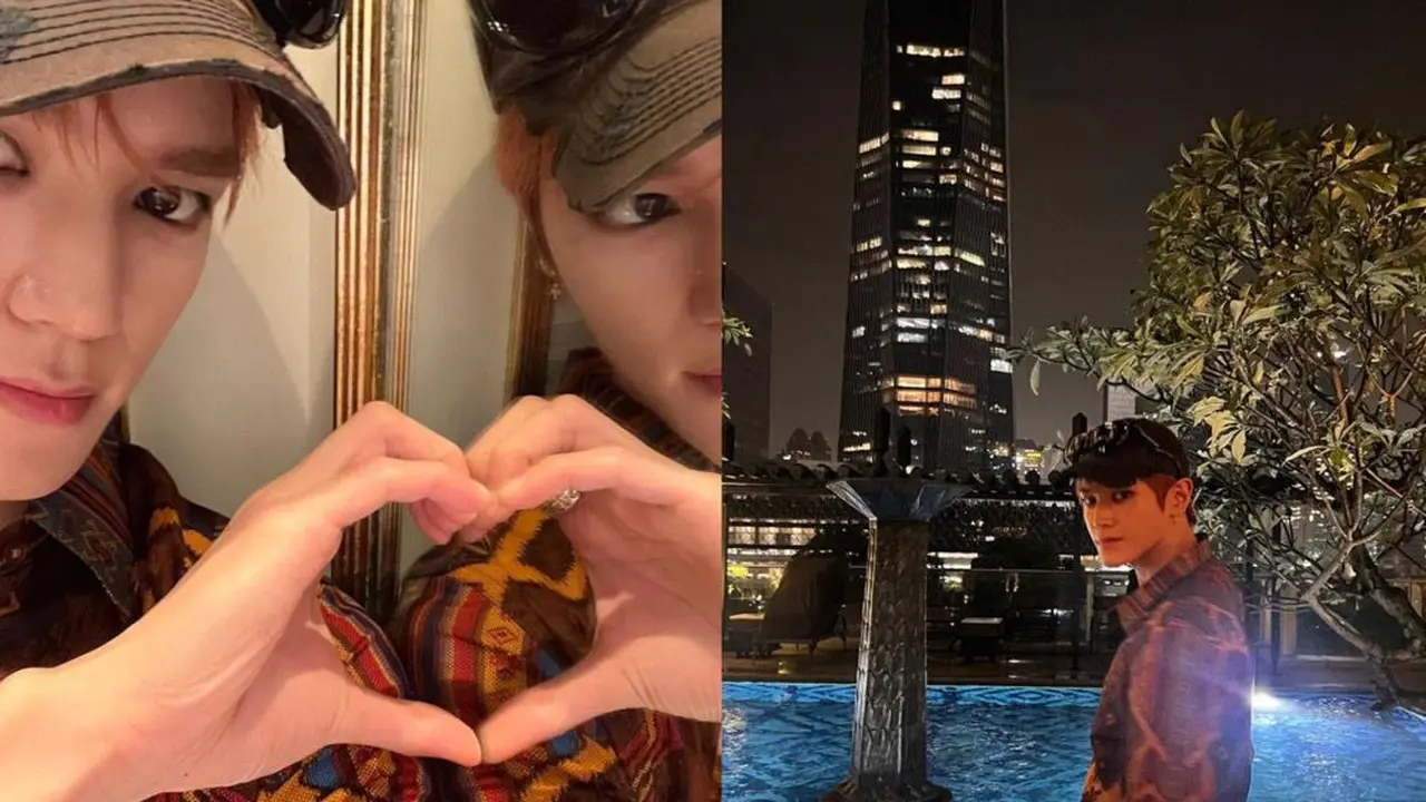 Potret Taeyong NCT 127 pakai batik