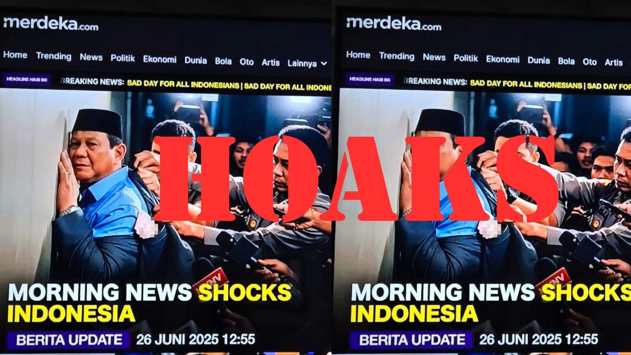 VIDEO: Merdeka.com Korban Hoaks Konten Kreator YouTube, Tak Benar Berita Prabowo Ditangkap