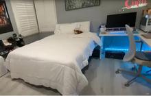 8 Potret Kamar Tidur Cinta Kuya di Amerika, Minimalis dengan Nuansa Putih Elegan