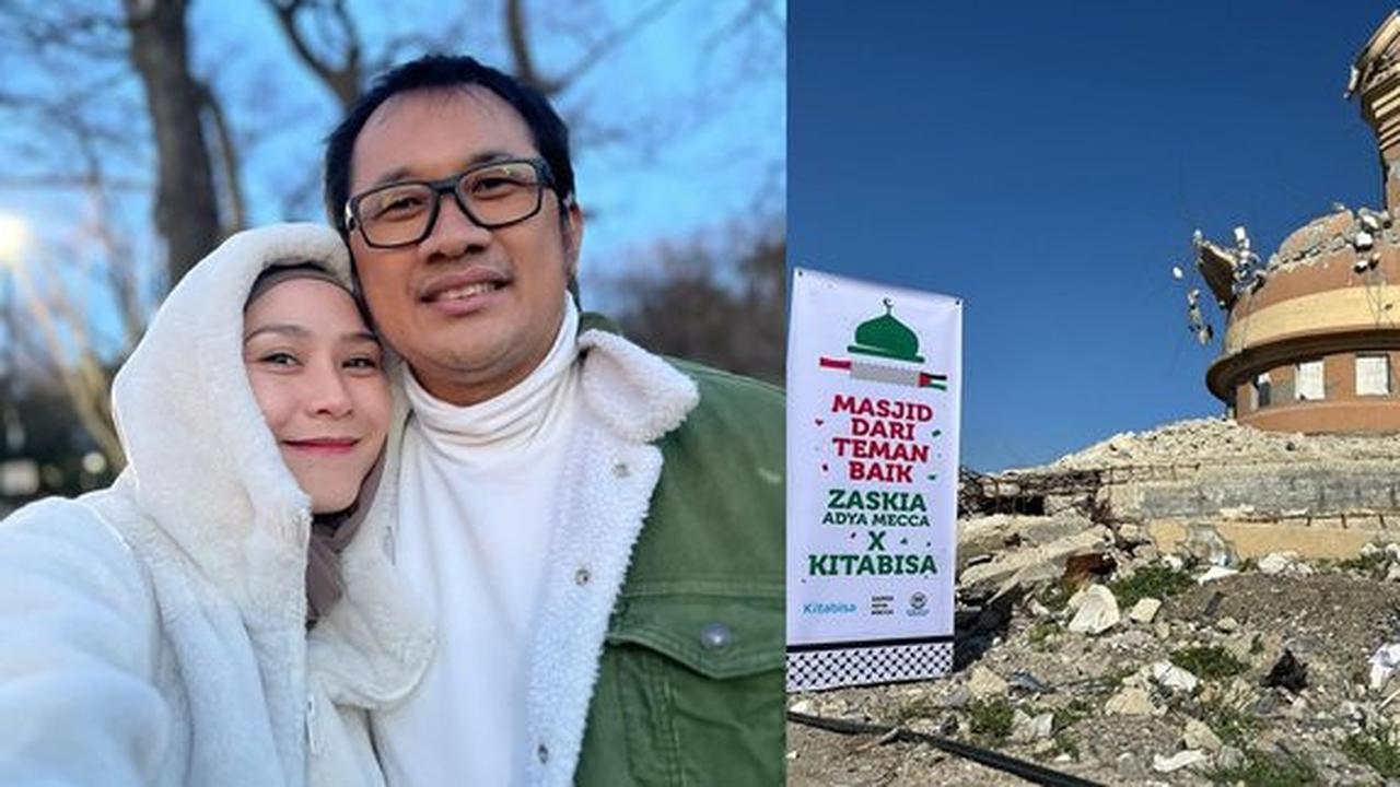 Penuh Haru, Zaskia Adya Mecca Ceritakan Akhirnya Bisa Bangun Masjid di Gaza - Perdana Digunakan untuk Salat
