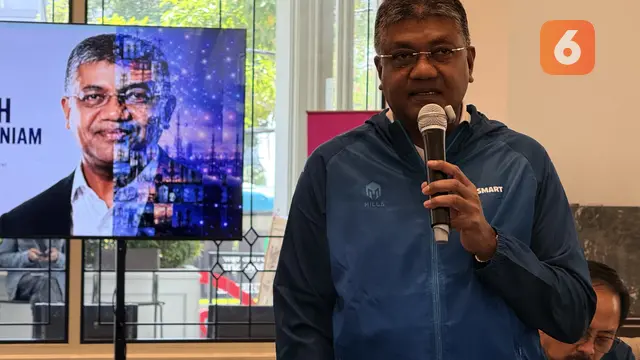 Direktur & Chief Technology Officer XLSMART, Shurish Subbramaniam. Liputan6.com/Iskandar