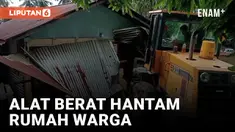 Alat Berat Tabrak Permukiman di Manado, Ibu dan Anak Jadi Korban