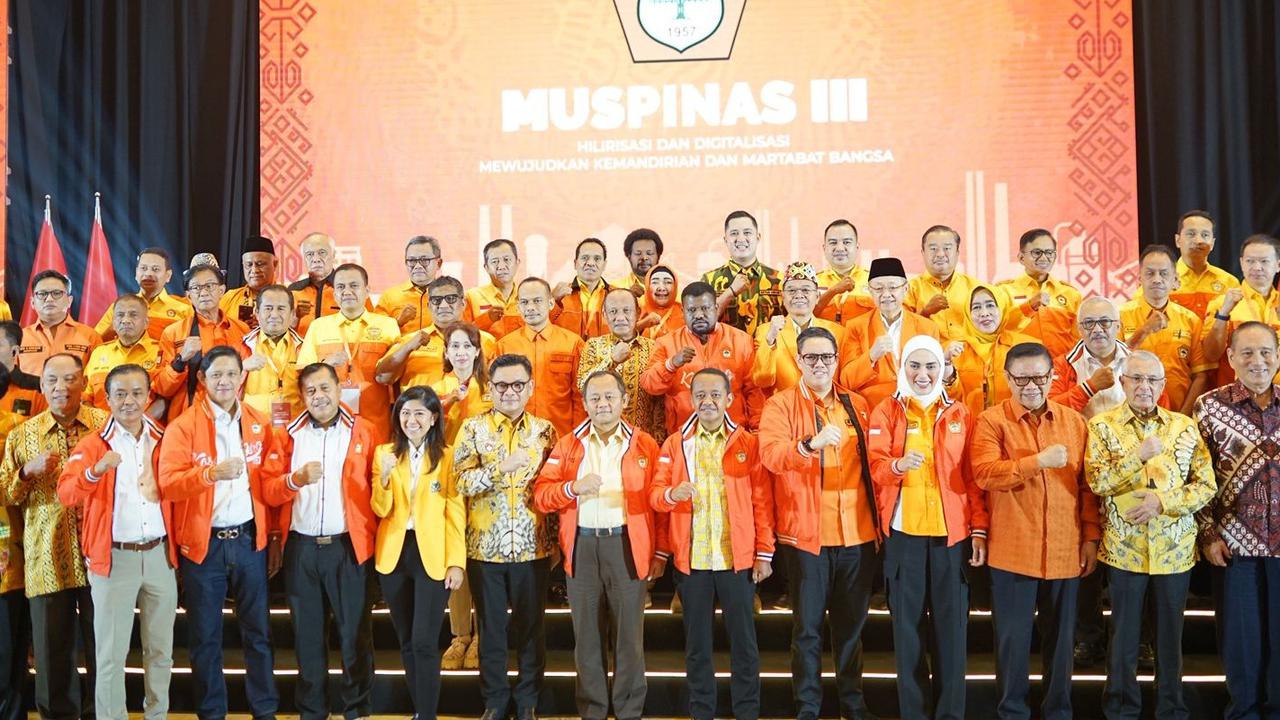 Buka Muspinas III Kosgoro 1957, Bahlil Singgung Masa Depan Golkar
