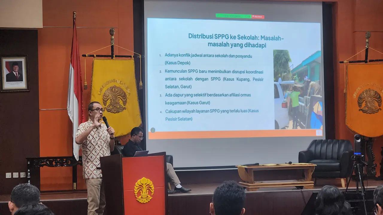 Ketua LabSosio-LPPSP FISIP UI Hari Nugroho. (Liputan6.com/Dicky Agung Prihanto)
