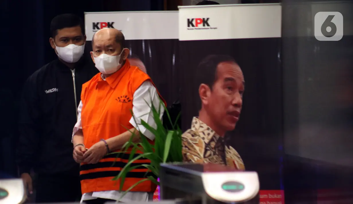 Liem Sin Tiong ditahan KPK terkait penyidikan dugaan tindak pidana korupsi suap terkait proyek infrastruktur di Kabupaten Buru Selatan Provinsi Maluku. (Liputan6.com/Helmi Fithriansyah)