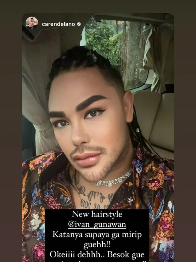 Potret Terbaru Ivan Gunawan Gunakan Gaya Rambut Cornrow