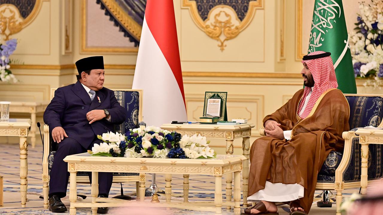 Presiden Prabowo bersama PM Arab Saudi Mohammed bin Salman Al Saud