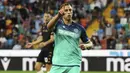 Gerard Deulofeu. Sayap berusia 27 tahun yang memasuki musim ke-2 bersama Udinese ini telah mencetak 2 gol. Satu gol dicetak pada pekan pertama saat imbang 2-2 dengan tim tamu Juventus, satu gol lagi pada pekan kedua saat menang 3-0 atas tim tamu Venezia. (Foto: LaPresse via AP/Andrea Bressanutti)