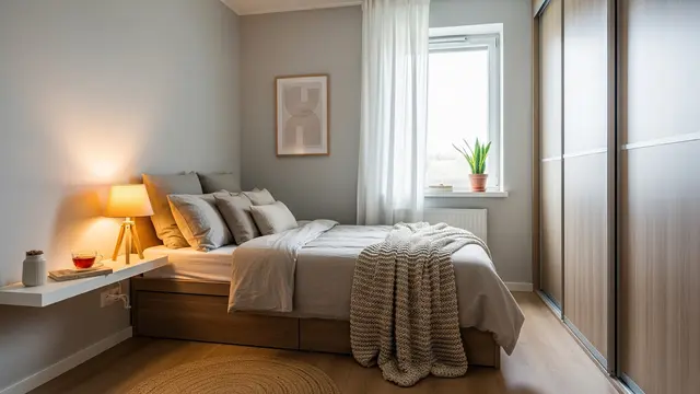 Inspirasi Kamar Tidur Ukuran 2x3 agar Tetap Nyaman/Gemini AI