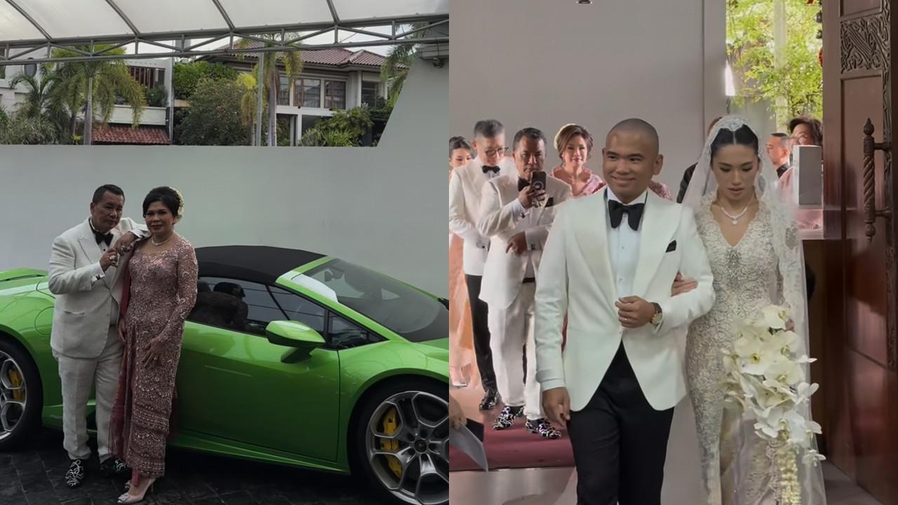 Keluarga Hotman Paris di Pernikahan Frank Hutapea