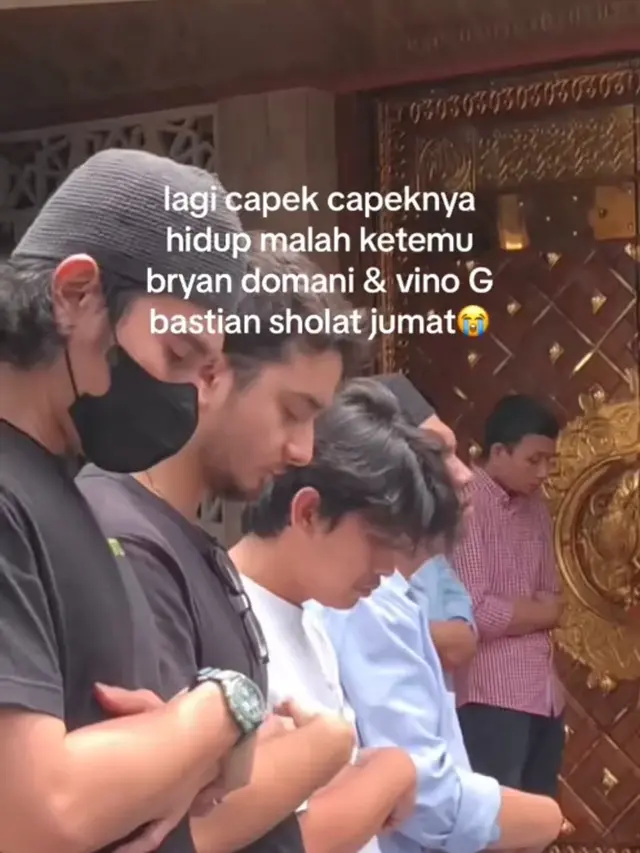 Potret Vino G Bastian, Bryan Domani, dan Indra Jegel (TikTok/@telurucul)