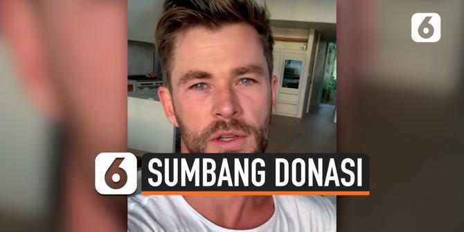 VIDEO: Chris Hemsworth Sumbang Rp 13,9 Miliar untuk Kebakaran Hutan Australia