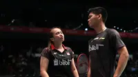 Praveen Jordan/Melati Daeva Oktavianti, mulus melewati rintangan pertama pada Jepang Terbuka 2018, Selasa (11/9/2018). (PBSI)