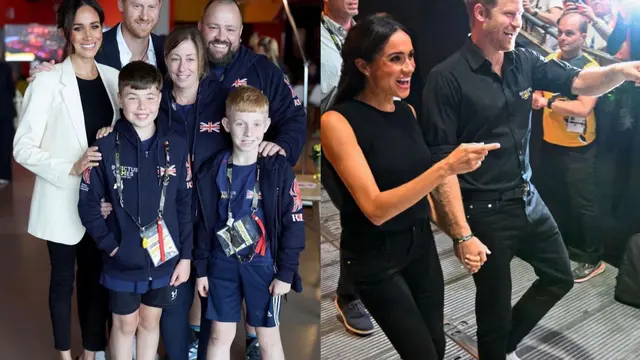 Meghan Markle menemani Pangeran Harry menghadiri Invictus Games 2023 di Duesseldorf, Jerman