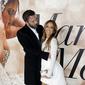 Ben Affleck dan Jennifer Lopez menghadiri pemutaran khusus film  Marry Me pada 8 Februari 2022 di Los Angeles, California, Amerika Serikat. (Frazer Harrison/Getty Images/AFP)