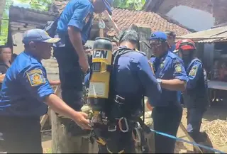 Lansia ditemukan meninggal di dasar sumur