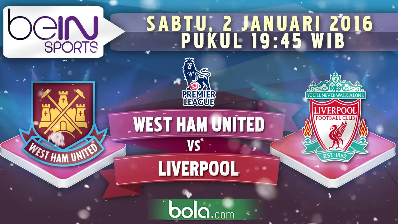 West Ham United vs Liverpool (Bola.com/Samsul Hadi)