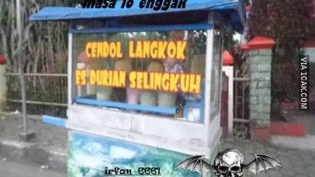 6 Cara Promosi Penjual Cendol dan Dawet Ini Bikin Ngakak