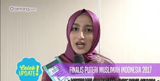 Intan, finalis Puteri Muslimah Indonesia 2017 dapat banyak motivasi dari anak-anak panti asuhan.