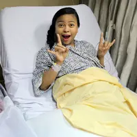 Tantri Kotak melahirkan. (Adrian Putra/Bintang.com)