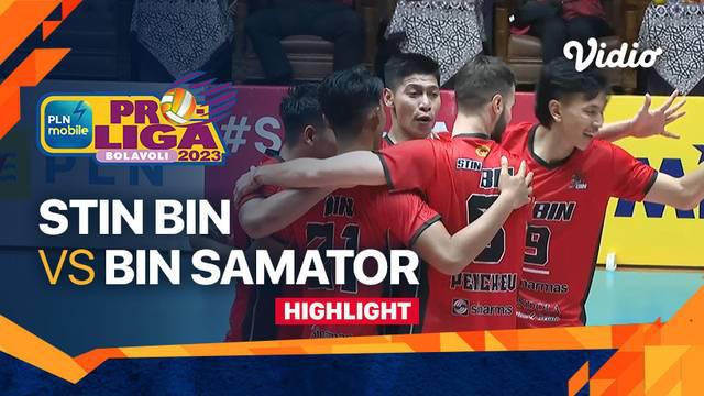 Berita video highlights PLN Mobile Proliga 2023 pertandingan antara Jakarta STIN BIN vs Surabaya BIN Samator pada pekan pertama putaran kedua, Kamis (2/2/2023) sore hari WIB.