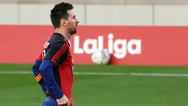 FOTO: Selebrasi Emosional Lionel Messi untuk Mendiang Diego Maradona