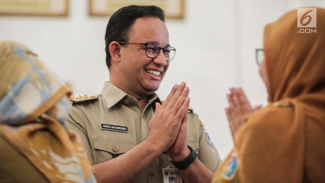 Anies Baswedan Gelar Halal Bihalal di Balai Kota