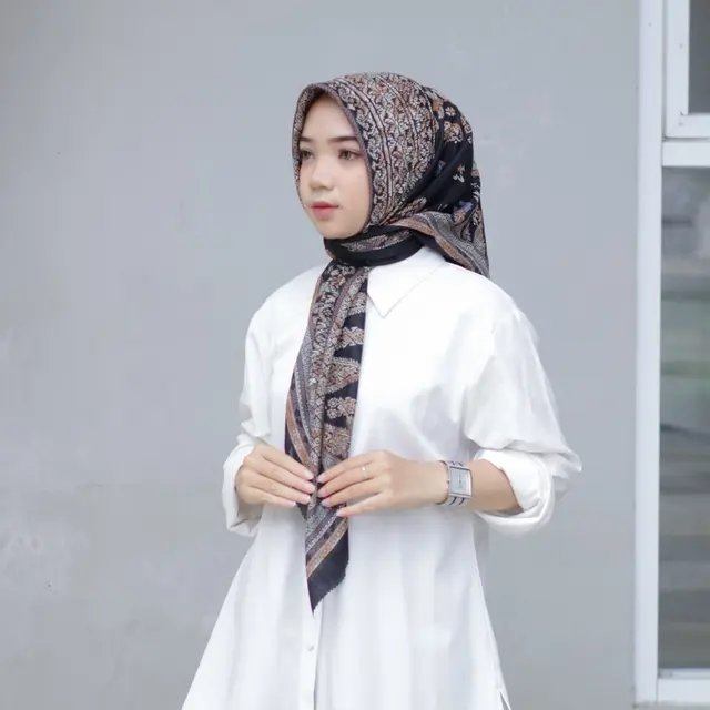 jilbab motif songket