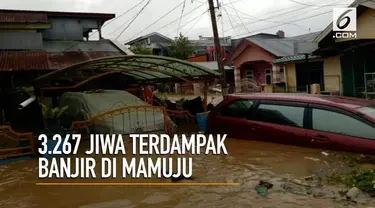 Ribuan warga Mamuju, Sulawesi Barat terdampak banjir yang terjadi sejak Selasa (22/3).