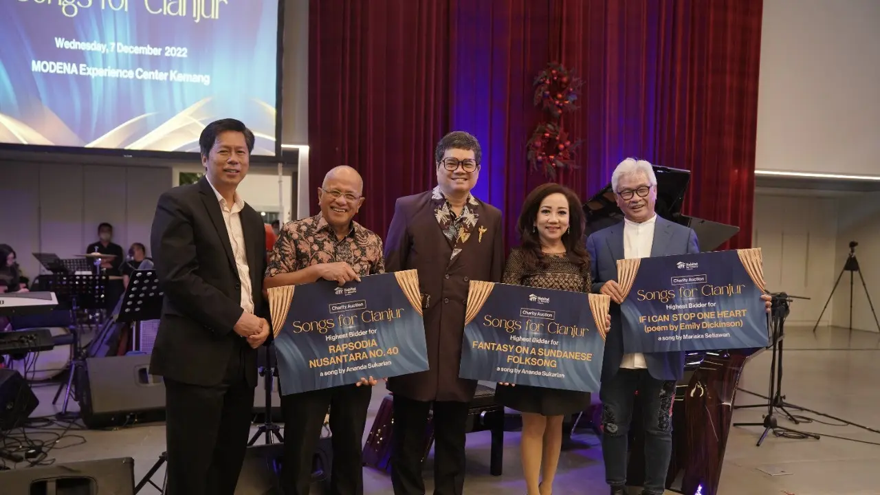 Ananda Sukarlan menggelar konser amal bertajuk “Songs for Cianjur” untuk menggalang dana membantu para penyintas gempa di Cianjur. (ist)