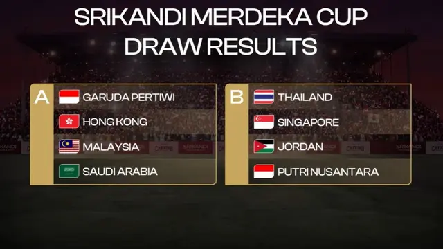 Hasil Drawing Srikandi Merdeka Cup 2026