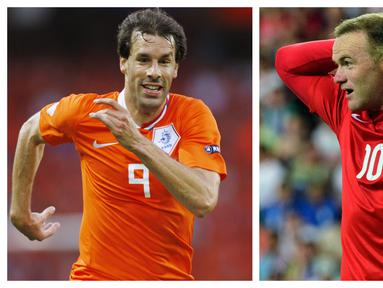 Sepanjang sejarah Piala Eropa tercatat beberapa striker tajam yang mencetak lebih dari 5 gol di beberapa edisi Euro yang diikutinya. Namun sayangnya, para sriker tersebut belum sekalipun mempersembahkan trofi juara. Berikut 7 di antaranya. (Foto: Kolase AFP)