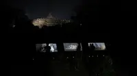 Seniman Portugal Gunakan 'Teknik Aneh' Lukis Borobudur, Hasilnya Mengejutkan