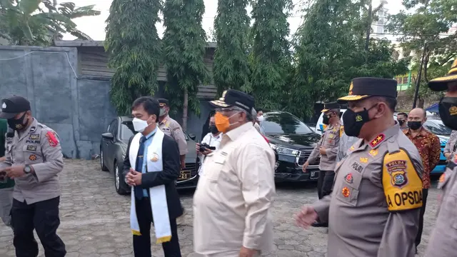 Durasi Pelaksanaan ibadah Natal tahun 2021 lebih pendek dibanding sebelumnya.(Liputan6.com/Ahmad Akbar Fua)