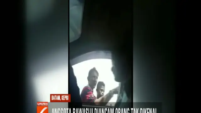 Mendapat ancaman serius, petugas Bawaslu akhirnya batal untuk memintai keterangan warga dan memilih untuk melaporkan ancaman warga ke Polres Tanjung Pinang.