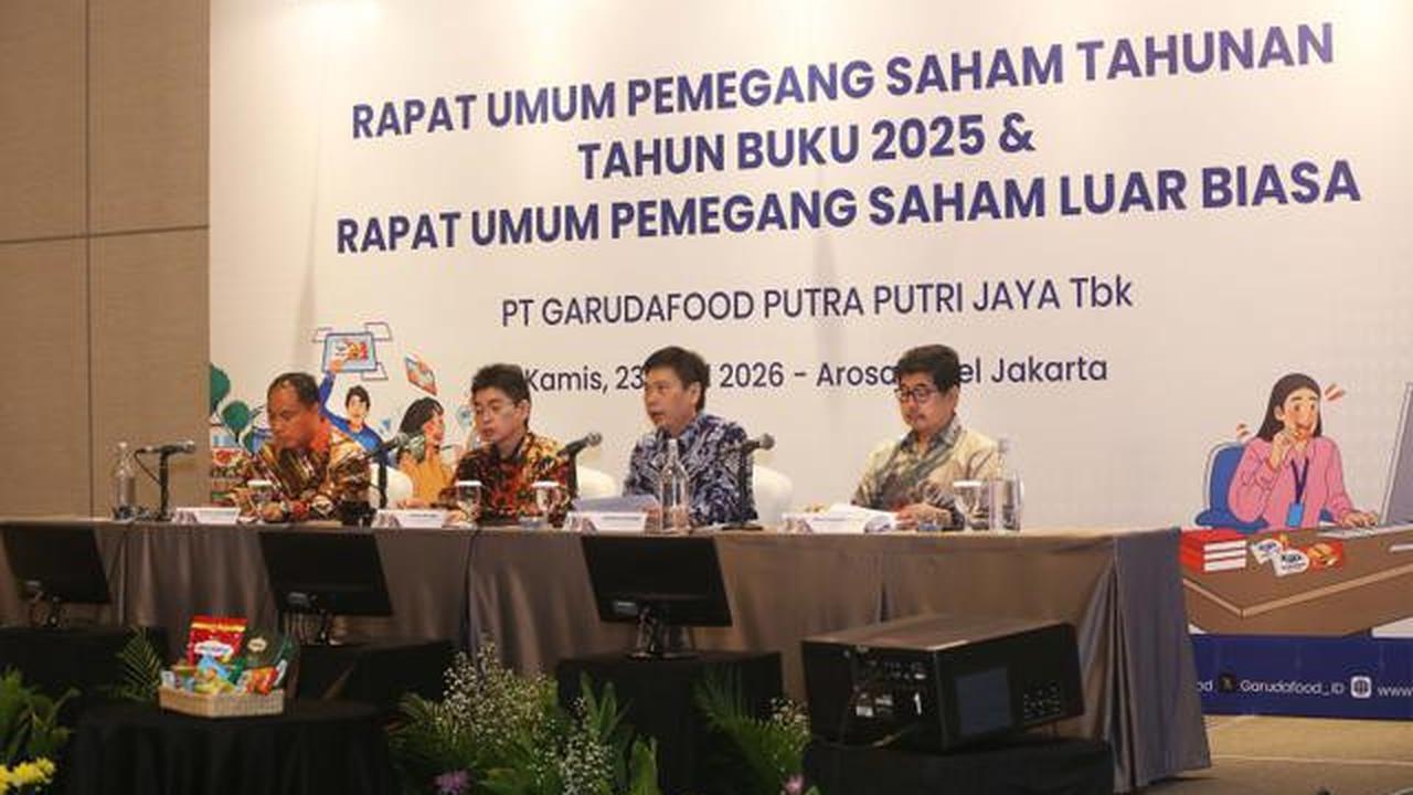 Garudafood Tetapkan Dividen Tunai Rp 350,34 Miliar