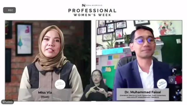 Ajang Professional Women’s Week 2021 digagas Nina Nugroho.