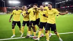 AS Roma harus menelan kekalahan di markas IF Elfsborg, Jumat (4/10/2024) dini hari WIB. Dalam laga matchday 2 League Phase Liga Europa 2024/2025 ini, Roma menyerah dengan skor 0-1. (Bjorn Larsson Rosvall/TT News Agency via AP)