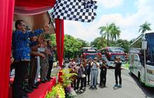 Pemprov Sumsel Berangkatkan 27 Bus untuk Program Mudik Gratis 2026