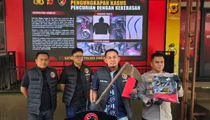 Geng Motor Bercelurit Rampas Motor, 4 Pelaku Diringkus