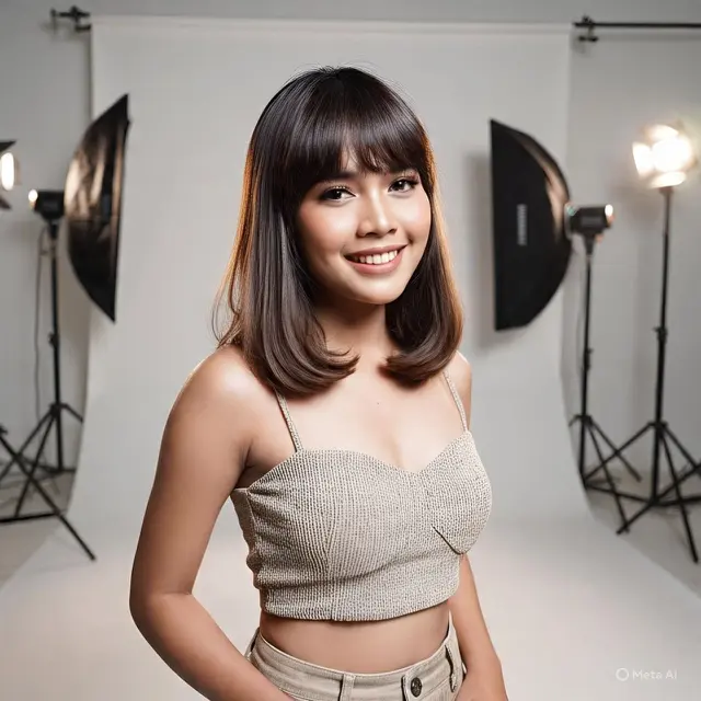 Box Bob dengan Poni Square