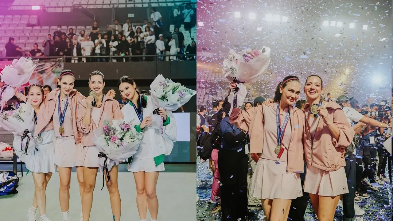 Luna Maya dan Nia Ramadhani Menang Lagi-Lagi Tenis