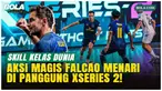 Legenda futsal dunia asal Brasil, Falcao, menunjukkan aksi khas penuh skill saat tampil di ajang XSeries 2 Indonesia. Kehadirannya menyedot perhatian dan memberi inspirasi bagi pemain serta pecinta futsal nasional.