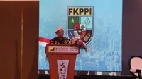 Ketua Umum Pengurus Pusat FKPPI Pontjo Sutowo menyampaikan, bagi FKPPI, membela Pancasila tidak cukup hanya dengan kerangka keyakinan (mitos) dan pengetahuan (logos) tetapi harus diaktualisasikan ke dalam tindakan nyata. (Istimewa)